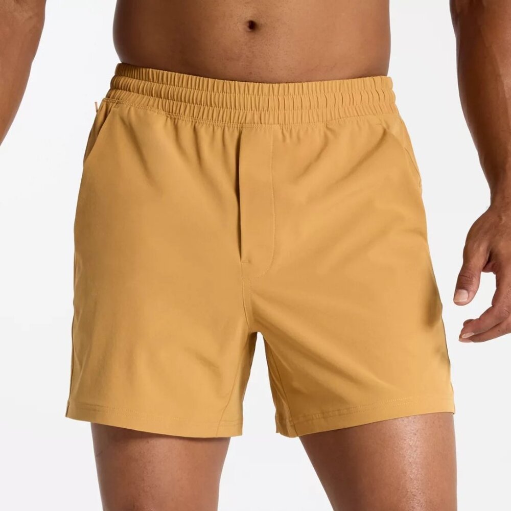 Men’s Shorts VRST Everyday 5" Accelerated Lined Yellow Sunset Size 2XL New